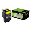 0734646481359-Lexmark 802X - jaune - cartouche laser d'origine-Angle gauche-1