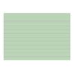 3130638108407-Exacompta - 40 Packs de 100 Fiches Bristol - A7 - lignées - non perforées - vert-Gros plan-2
