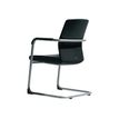 3700339878314-Chaise LUGE - avec accoudoirs - noir-Arrière-0