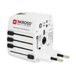 7640166320616-SKROSS MUV USB - Adaptateur de voyage universel + 2 ports USB - pour Euro, Australie/Chine, Ro-Angle droit-1