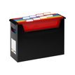 Viquel Rainbow - Boîte d'archivage Easycase avec poignées de transport + 8 dossiers suspendus amovibles
