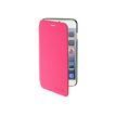 Muvit Easy Folio - Protection à rabat pour iPhone 6 Plus - rose, denim
