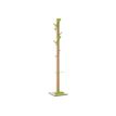 Porte-manteau en bois naturel avec porte parapluie EASYCLOTH - vert