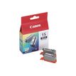 4960999174952-Canon BCI-15 - Pack de 2 - noir - cartouche d'encre originale-Multi-angle-1