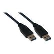 MCL Samar - câble USB 3.0 type A (M) vers USB 3.0 type A (M) - 2 m - noir