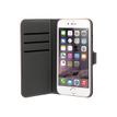Muvit Wallet Folio - Protection à rabat pour iPhone 6, 6s - tissu rouge
