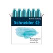 Schneider - 6 Cartouches d'encre pastel - bleu émeraude