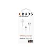 3303170105160-T'nB C-BUDS - Kit main libre - Ecouteurs filaire avec micro - intra-auriculaire - blanc-Avant-5