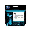 HP 70 - Pack de 2 - magenta clair, cyan clair - cartouche d'encre originale (C9405A)