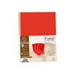3288587701122-Exacompta Forever - 10 Paquets de 25 Chemises dos toilé - 320 gr - rouge-Avant-1