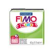 4007817804933-Pâte Fimo Kids  - Rouge Pailleté - 42G-Avant-0