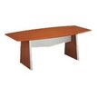 Gautier office MAMBO - table de réunion - rectangulaire - 204 cm - poirier ambré