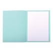 3288584351061-Exacompta Forever - 5 Paquets de 50 Chemises imprimées - 220 gr - bleu clair-Avant-1