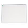 DAHLE - Tableau blanc émaillé 100 x 200 cm - magnétique - cadre alu renforcé
