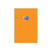 Oxford - Pack de 10 Blocs notes - 7,4 x 10,5 cm - 160 pages - petits carreaux - 80g - orange