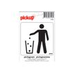 Pickup - Pictogramme - Poubelle - 100 mm