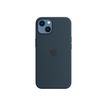 0194252780893-Apple - coque de protection avec MagSafe pour iPhone 13 - bleu abysse-Arrière-2