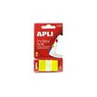 Apli - Marque-pages (Index) - 25 x 45 mm - jaune