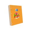 Oxford - Pack de 3 Blocs notes - A4 + - 160 pages - petits carreaux - perforés