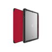 0840104299210-OtterBox Symmetry Series Folio - Porte folio pour iPad (7e gen, 8e gen, 9e gen) - rouge-Multi-angle-3