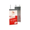 4004360982651-Sigel - Porte-affiche A4 à suspendre - montable au mur - 2 trous-Avant-1