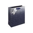 Clairefontaine - Sac cadeau - pluies d'étoiles bleu - 21,5 cm x 10,2 cm x 25,3 cm