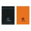 3020123712076-Hamelin - Bloc notes Direction - A4 - 200 pages - petits carreaux - noir ou orange-Avant-0