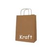 3270241016451-Apli Agipa - 50 Sacs kraft cadeau - 24 cm x 11 cm x 31 cm - brun -Avant-0