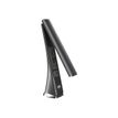 3304490422142-WE - lampe de bureau sans fil - rechargeable - écran LCD - noir-Angle gauche-1