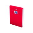 Oxford - Bloc notes - A7 - 160 pages - petits carreaux - 80G - rouge