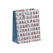 5033601002659-Clairefontaine - Sac cadeau - dieppe bleu/rouge - 26,5 cm x 14 cm x 33 cm-Angle gauche-0