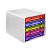 3462159011905-CEP Happy - Module de classement 5 tiroirs - multicolore-Angle gauche-0