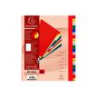 3130632000905-Exacompta - Pack de 20 intercalaires 20 positions alphabétiques - A4 Maxi - couleurs assorties-Avant-1