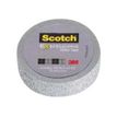 Rubans Scotch Expressions Pailletés Argent