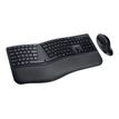 5028252602730-Kensington Pro Fit Ergo - Ensemble clavier et souris sans fil - Azerty - noir-Angle gauche-2