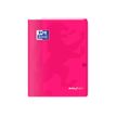 Oxford EasyBook - Cahier polypro 24 x 32 cm - 96 pages - grands carreaux (Seyes) - rose
