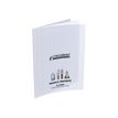 Conquérant Classique - Cahier polypro de travaux pratiques (TP) - 17 x 22 cm - 64 pages - grands carreaux (Seyes)/uni - transparent