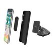 3536403376253-PNY - Support de voiture magnétique pour smartphone avec fixation à ventouse - noir-Angle droit-0