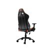4715302442972-Fauteuil gamer Armor Pro - accoudoirs réglables - noir et orange-Arrière-3