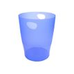 Exacompta Ecobin - Corbeille à papier 15L - bleu glacé translucide