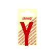 8711234223241-Pickup - Étiquette autocollante - 90 mm - Lettre Y - rouge brillant-Avant-1