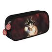 3329688127845-Dragon Ball Super - Trousse rectangulaire 2 compartiments - noir - Clairefontaine-Angle gauche-0