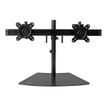0065030864022-StarTech.com - Pied avec support de fixation pour 2 écrans jusqu'à 24" - noir-Avant-0