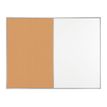 4002390061186-MAUL primo - Tableau liège / Blanc - 900 x 1200 mm - liège, laqué - magnétique-Avant-0