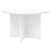 Table de réunion rectangulaire avec côtés arrondis YES ! - Blanc