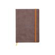 RHODIA Rhodiarama - Carnet souple A5 - 160 pages - pointillés - chocolat