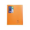 Clairefontaine Koverbook - Cahier polypro 24 x 32 cm - 96 pages - grands carreaux (Seyes) - orange