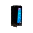 Muvit Luxe Mip Essential Folio - Protection à rabat pour Samsung Galaxy J1 - noir