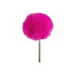 3108726758346-Oberthur - Stylo à bille avec gros pompon rose-Gros plan-1
