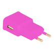 Urban Factory Wall Charger - Adaptateur secteur - 1 A - rose
